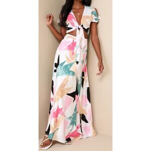 Lulu's Two Piece Vacation Summer Set Womens Large